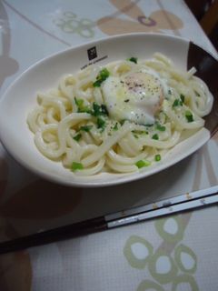 洋風☆バター釜玉うどん-レシピのメイン写真