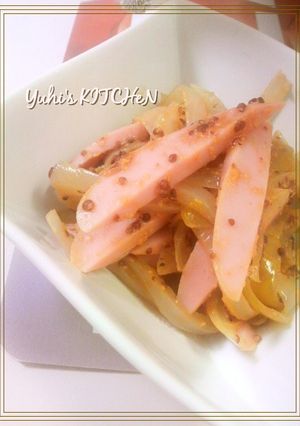 レンチン＊魚肉ソーセージの粒マスタバスコ-レシピのメイン写真
