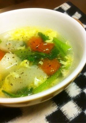 かぶ・トマト・たまごのスープ-レシピのメイン写真