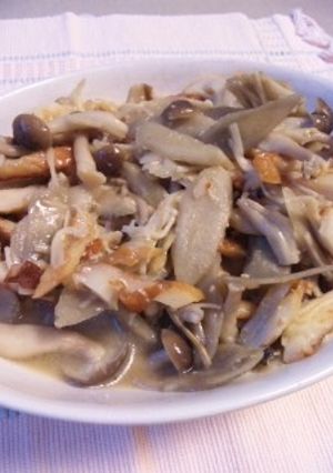 茸入り♪竹輪とごぼうの味噌炒め-レシピのメイン写真