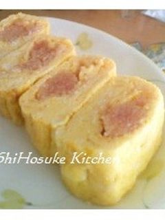 ふわふわ♥めんたいこの卵焼き-レシピのメイン写真