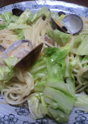 あさりとキャベツのあっさりパスタ-レシピのメイン写真