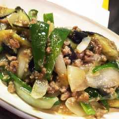夏野菜だよ！麻婆茄子！甘辛味噌！-レシピのメイン写真