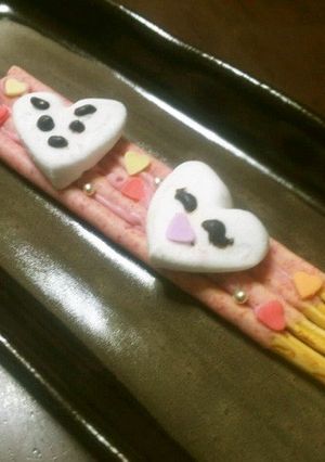 ❤ラブリーハートのデコポッキー❤-レシピのメイン写真
