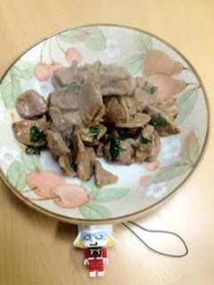 おやじ犬特製!砂肝の粕醤油炒め-レシピのメイン写真