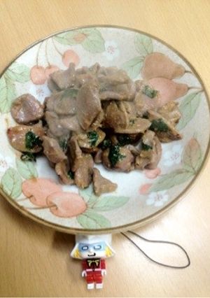 おやじ犬特製！砂肝の粕醤油炒め-レシピのメイン写真