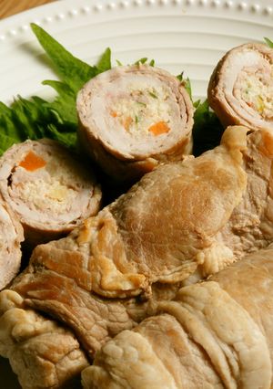 和洋ミックス料理～豚肉のチーズ豆腐巻き-レシピのメイン写真