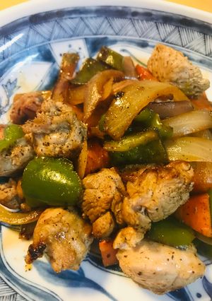 豚うで肉ブロックの野菜炒め-レシピのメイン写真