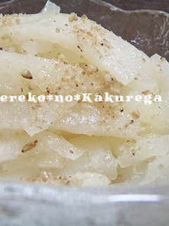 シリコンスチーマーで楽々★大根のナムル★-レシピのメイン写真