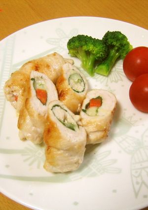 ささみチーズロール♪-レシピのメイン写真