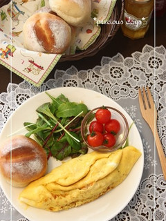 卯の花リメイク*ミートオムレツ風♡-レシピのメイン写真