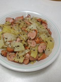 バジルがたっぷりジャーマンポテト-レシピのメイン写真