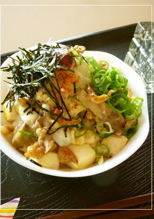 舞茸・豆腐・チーズの卵あんかけ＊おろし丼-レシピのメイン写真