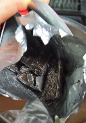 必殺板チョコ粉砕の術ｗ-レシピのメイン写真