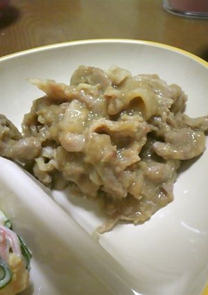 レンジで簡単！豚肉のオニオンソース-レシピのメイン写真