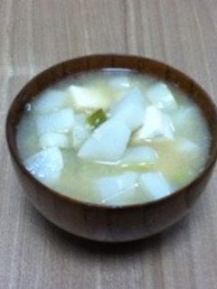 長芋のお味噌汁-レシピのメイン写真