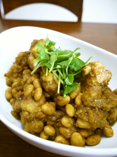 手羽元とお豆のカレー煮込み♪-レシピのメイン写真