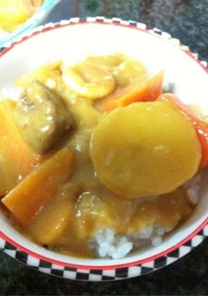 辛口カレーを甘口に変身☆-レシピのメイン写真