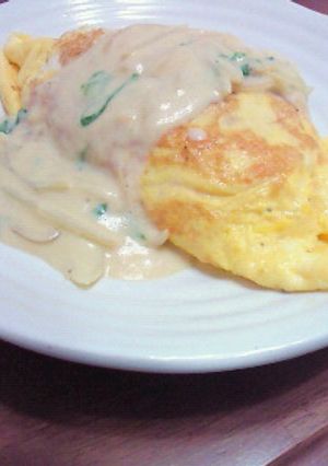 豆乳クリームオムライス-レシピのメイン写真