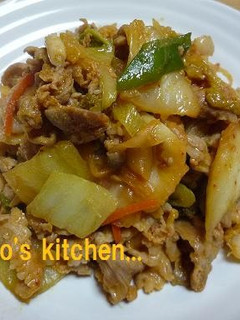 お子様でも食べれる♪豚キムチ-レシピのメイン写真