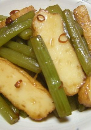 定番☆ふきとさつま揚げの炒め煮☆-レシピのメイン写真