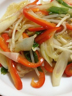 基本のつくねde野菜塩あんかけ-レシピのメイン写真