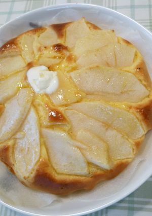 IHグリルで焼くアップルホットケーキ-レシピのメイン写真