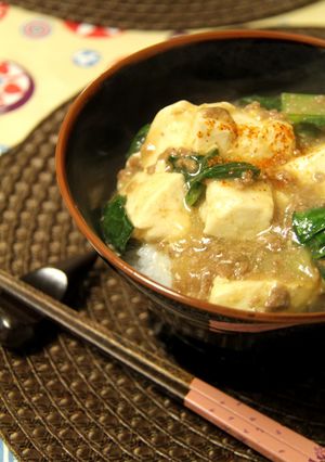余り物がメインに!肉豆腐丼♪-レシピのメイン写真