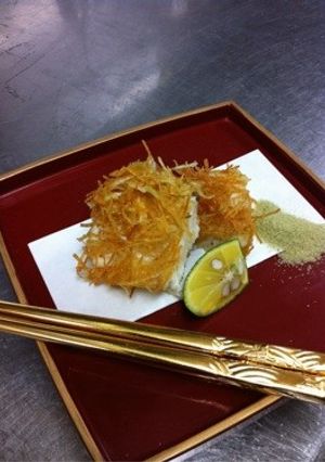 お母さんチョット‼九絵の蓑虫揚げ？-レシピのメイン写真