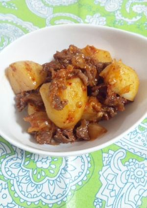 パパｯと！味噌キム肉じゃが-レシピのメイン写真