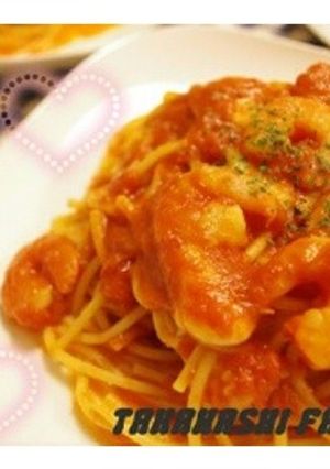 海老とモッツァレラチーズのトマトパスタ-レシピのメイン写真