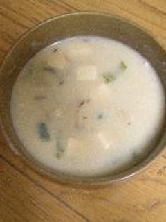 ニンニク豆乳スープ-レシピのメイン写真