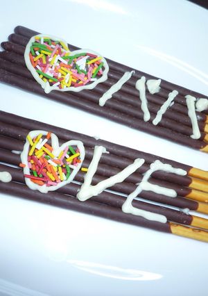 愛♥のメッセージポッキー♥-レシピのメイン写真