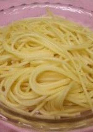 電子レンジ☆スパゲティの茹で方-レシピのメイン写真