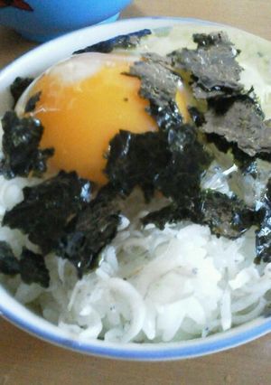 超簡単!!玉子かけご飯!オンじゃこ!☆-レシピのメイン写真
