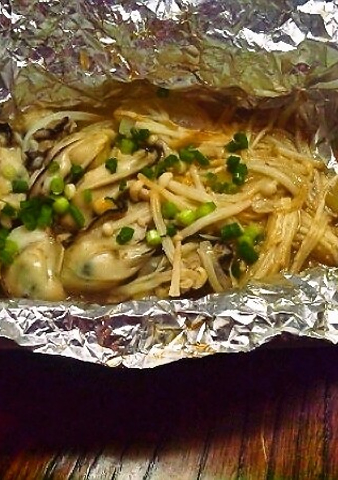円熟の旨味！和食店の牡蠣のホイル焼き-レシピのメイン写真
