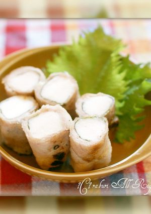 ☆お弁当に☆はんぺんと青しその豚肉巻き-レシピのメイン写真