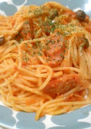 残ったアンチョビのオイルでトマトパスタ♪-レシピのメイン写真