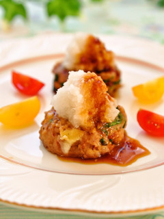 ねぎとろ&チーズのほろ旨☆和風バーグ♫-レシピのメイン写真