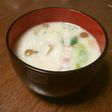 ☆さといもベーコン☆酒粕入り味噌汁