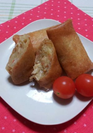 残ったシチューでホクホク春巻き☆-レシピのメイン写真