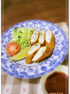 §鶏ミンチとおおば§のササミフライ♪-レシピのメイン写真