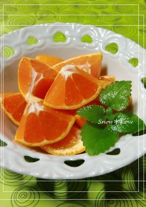 美味しく食べるコツ☆みかんの切り方-レシピのメイン写真