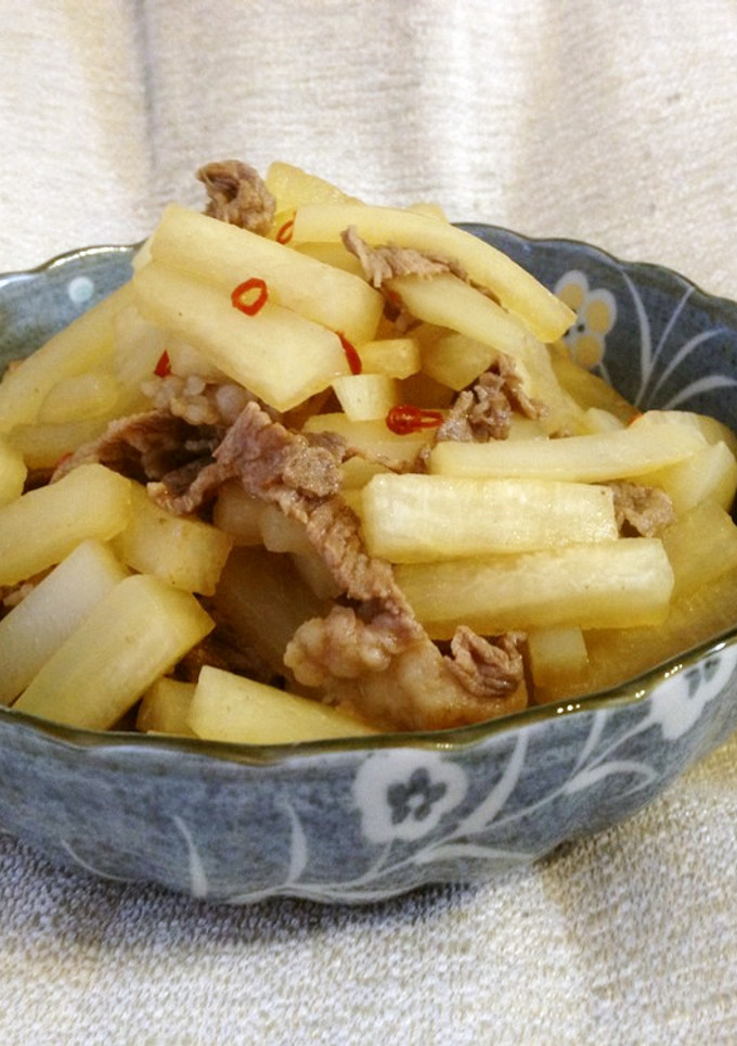 大根と牛肉の中華風ピリ辛炒め煮-レシピのメイン写真