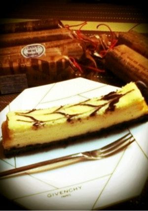ミキサーで♪チョコマーブルチーズケーキ-レシピのメイン写真