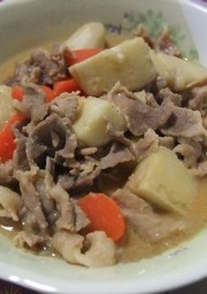里芋と豚肉の味噌煮こみ-レシピのメイン写真