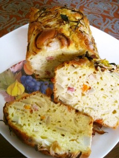 ベーコン&チーズと野菜のケークサレ-レシピのメイン写真
