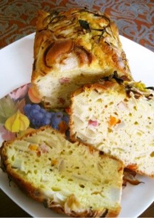 ベーコン&チーズと野菜のケークサレ-レシピのメイン写真