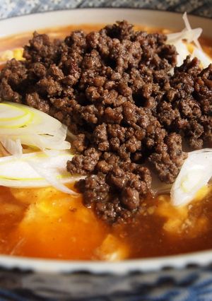 辛ラーメンアレンジ☆酸辣担々麺-レシピのメイン写真