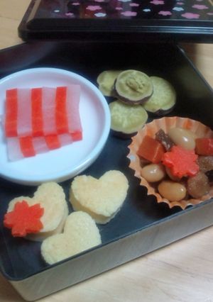 赤ちゃんもお正月★おせち風な離乳食-レシピのメイン写真